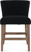 Gibson Black and Brown Counter Height Stool