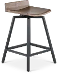 Nest Brown Swivel Counter Height Stool