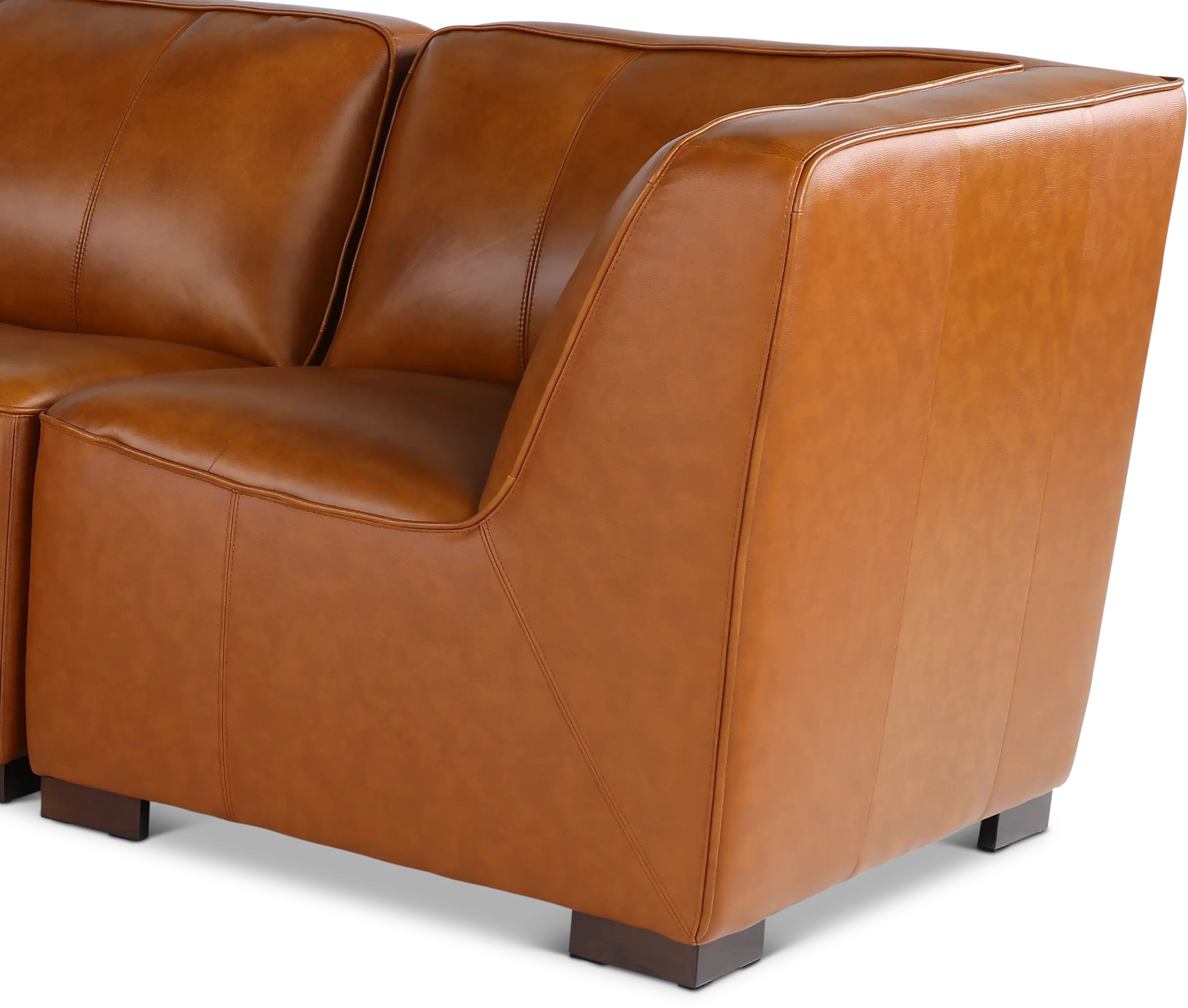 Denver Tobacco Brown 5 Piece Modular Sectional-4