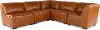 Denver Tobacco Brown 5 Piece Modular Sectional