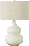 25 Inch Ivory Table Lamp