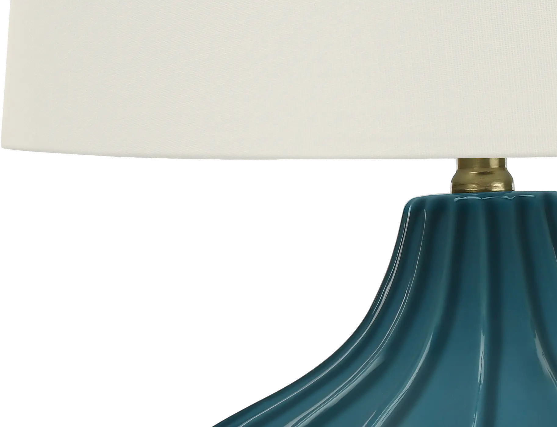 24 Inch Blue Ceramic Table Lamp-4