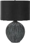 23 Inch Black Ceramic Contemporary Table Lamp