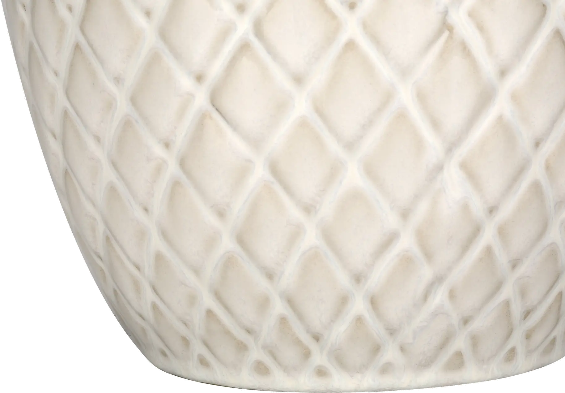 25 Inch Cream Ceramic Table Lamp-4