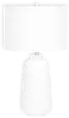 26  Cream White Ceramic Table Lamp