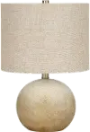 20 Inch Beige Concrete Table Lamp