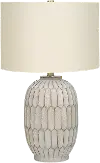 24 Inch Cream Resin Table Lamp