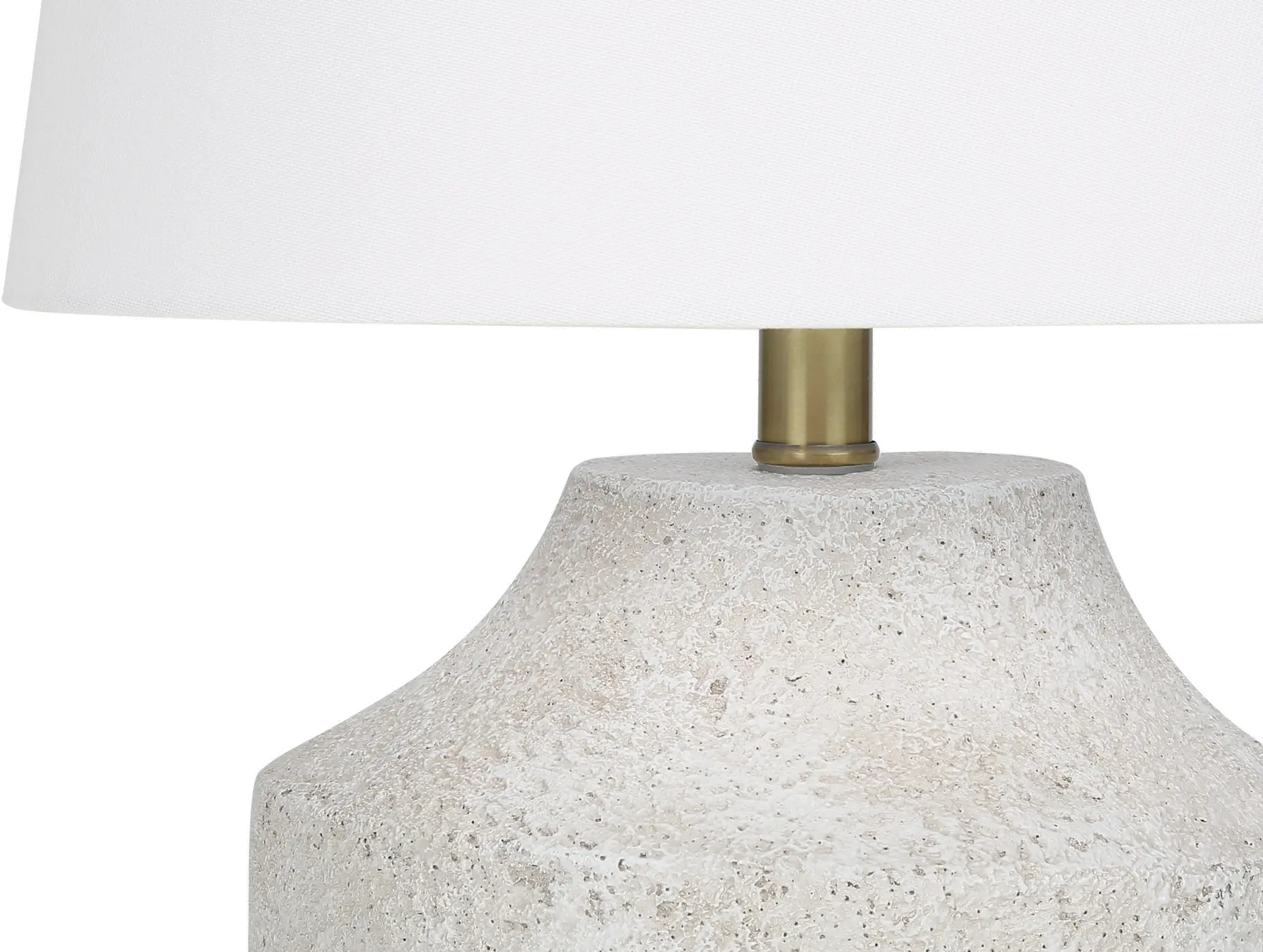 20 Inch Cream Concrete Table Lamp-4