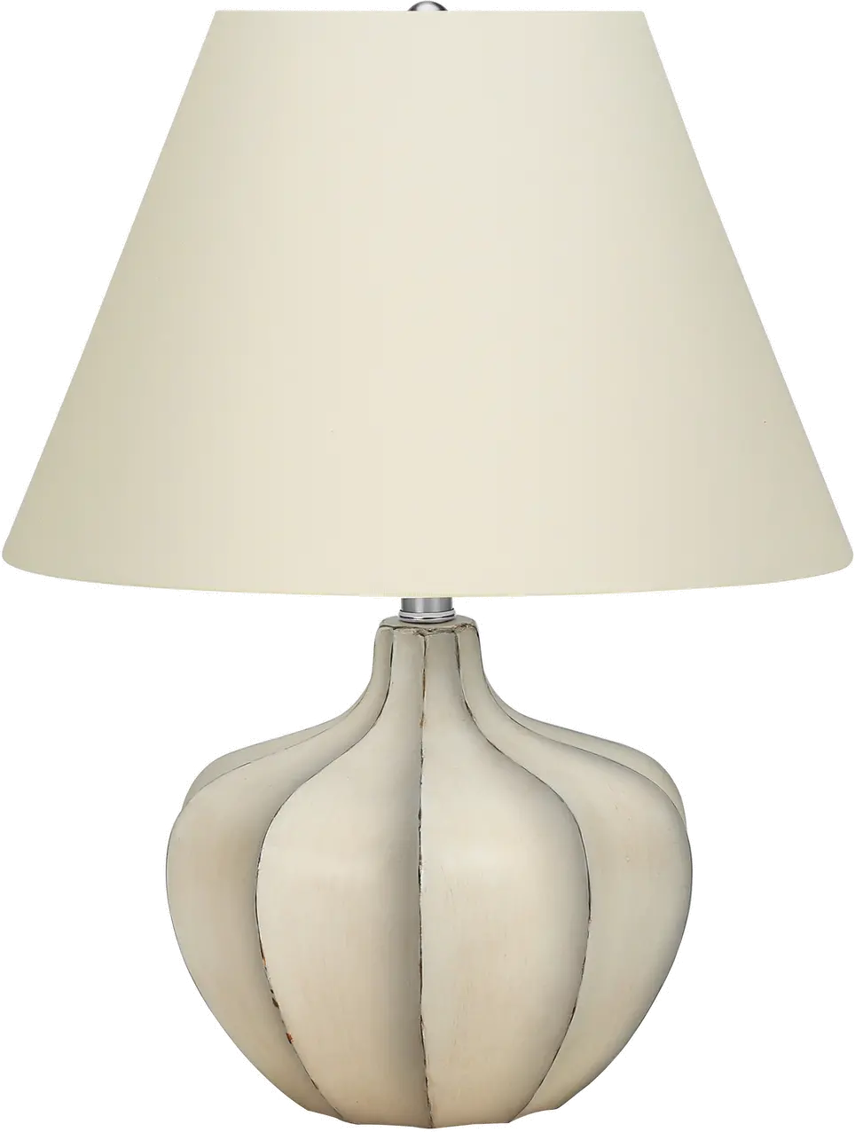 21 Inch Cream Resin Table Lamp-1