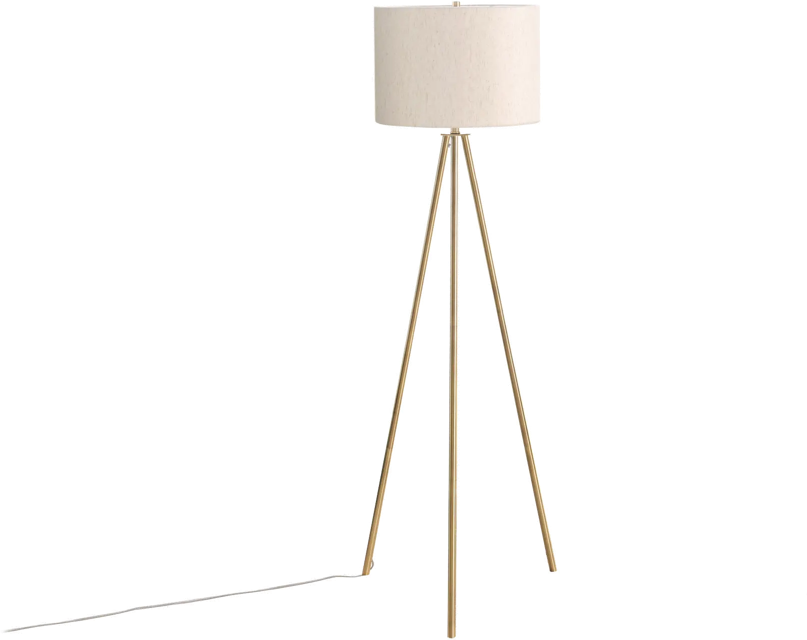 63-Inch Brass Metal Floor Lamp-1