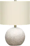 20 Inch Gray Concrete Table Lamp