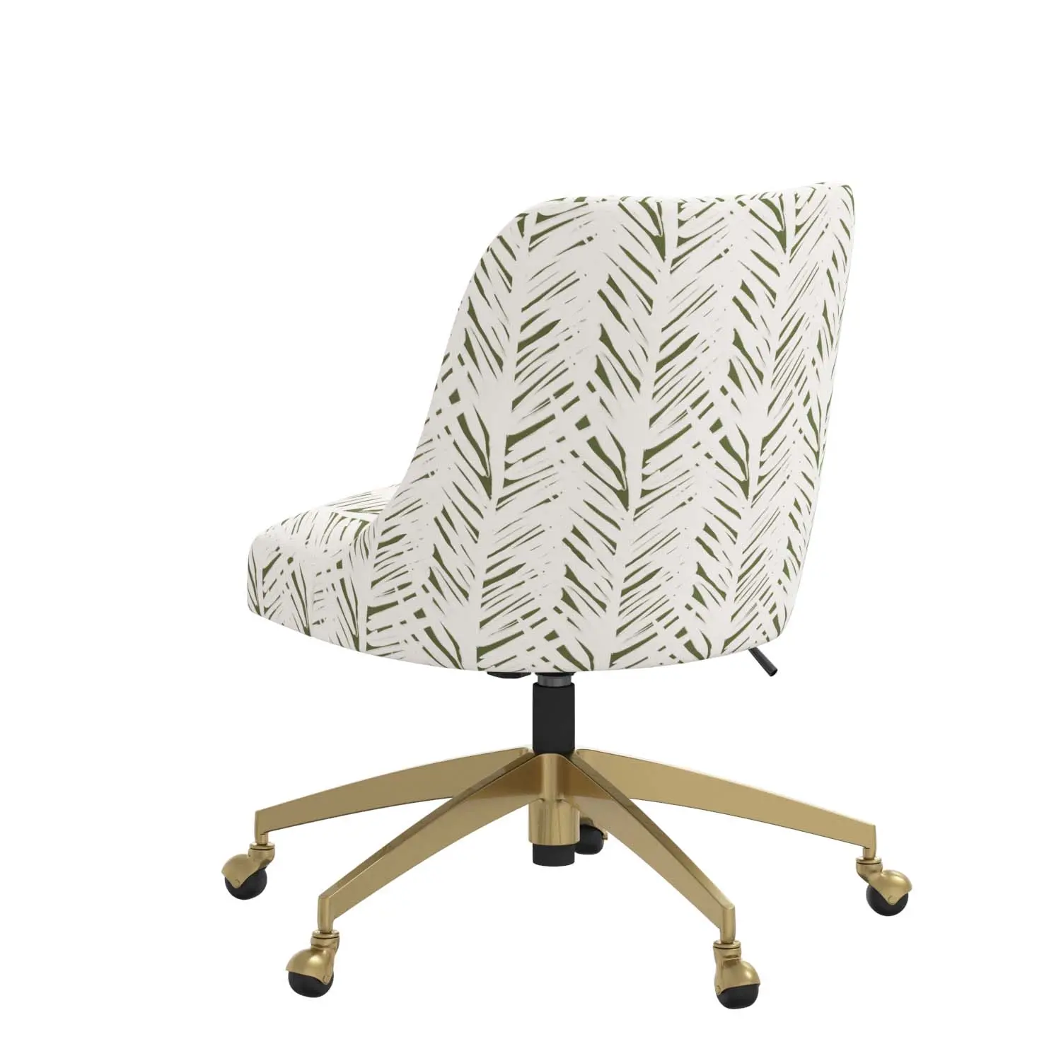 84-9GLDBRPLLFOGA Elissa Brush Palm Leaf Office Chair-4
