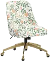 84-9GLDRPCPRBLSCRMLCB Rifle Paper Co. Oxford Primrose Blush Office Chair