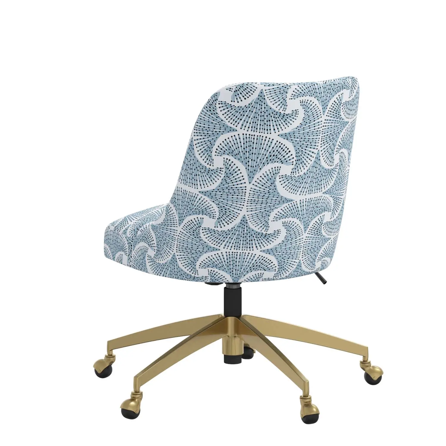 84-9GLDSEFNBLUOGA Elissa Sea Fan Blue Office Chair-4