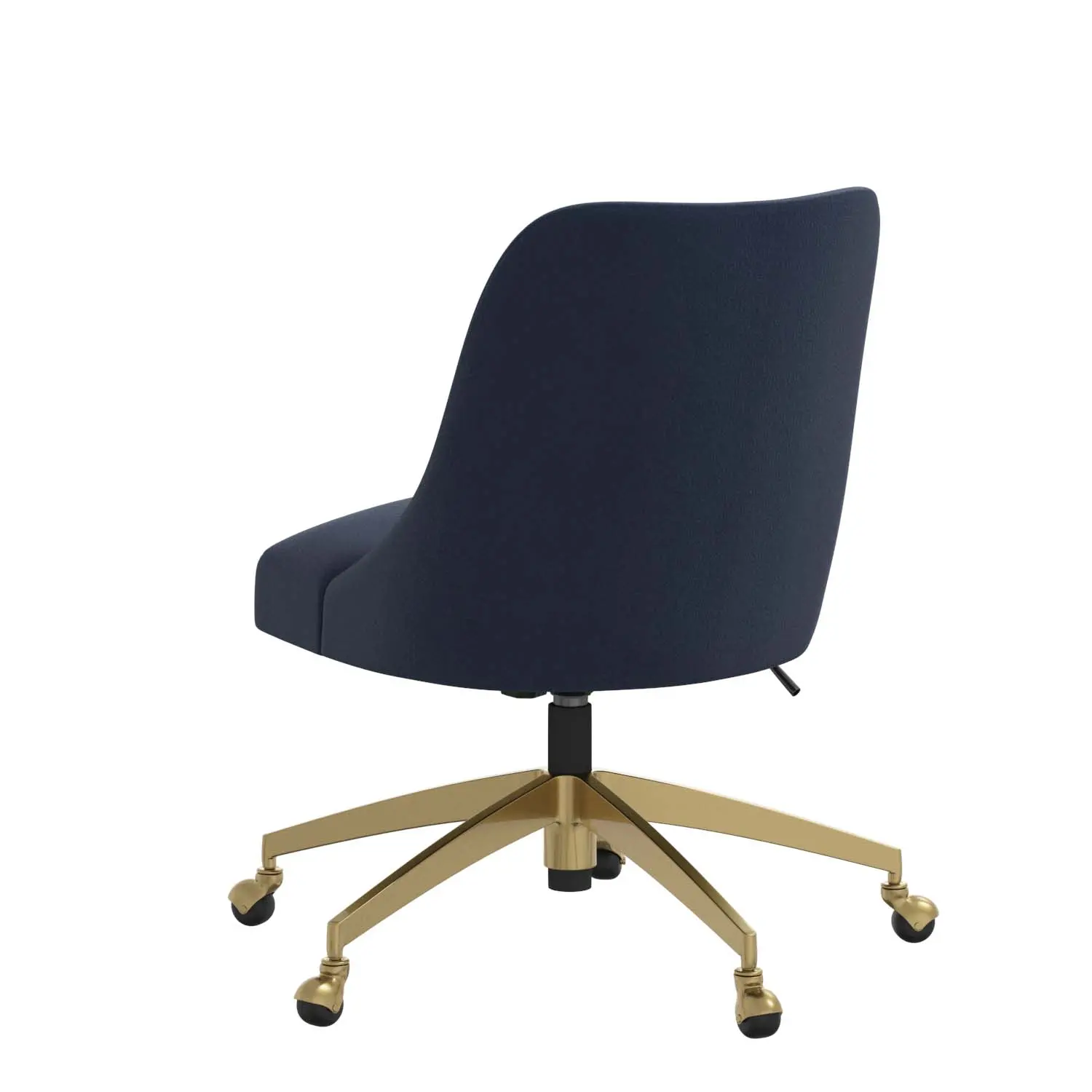 84-9GLDVLVINK Angela Velvet Ink Blue Gold Base Office Chair-4