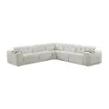 Azalea Beige 5-Piece Power Reclining Sectional