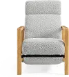 Azalea Shadow Gray Power Recliner with Power Headrest