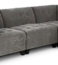 Belaire Gray Modular Armless Chair