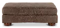 Canyon Brown Snuggle Ottoman