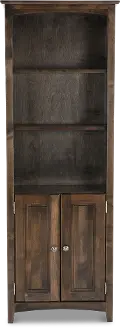 Universal Dark Brown Bookcase Pier