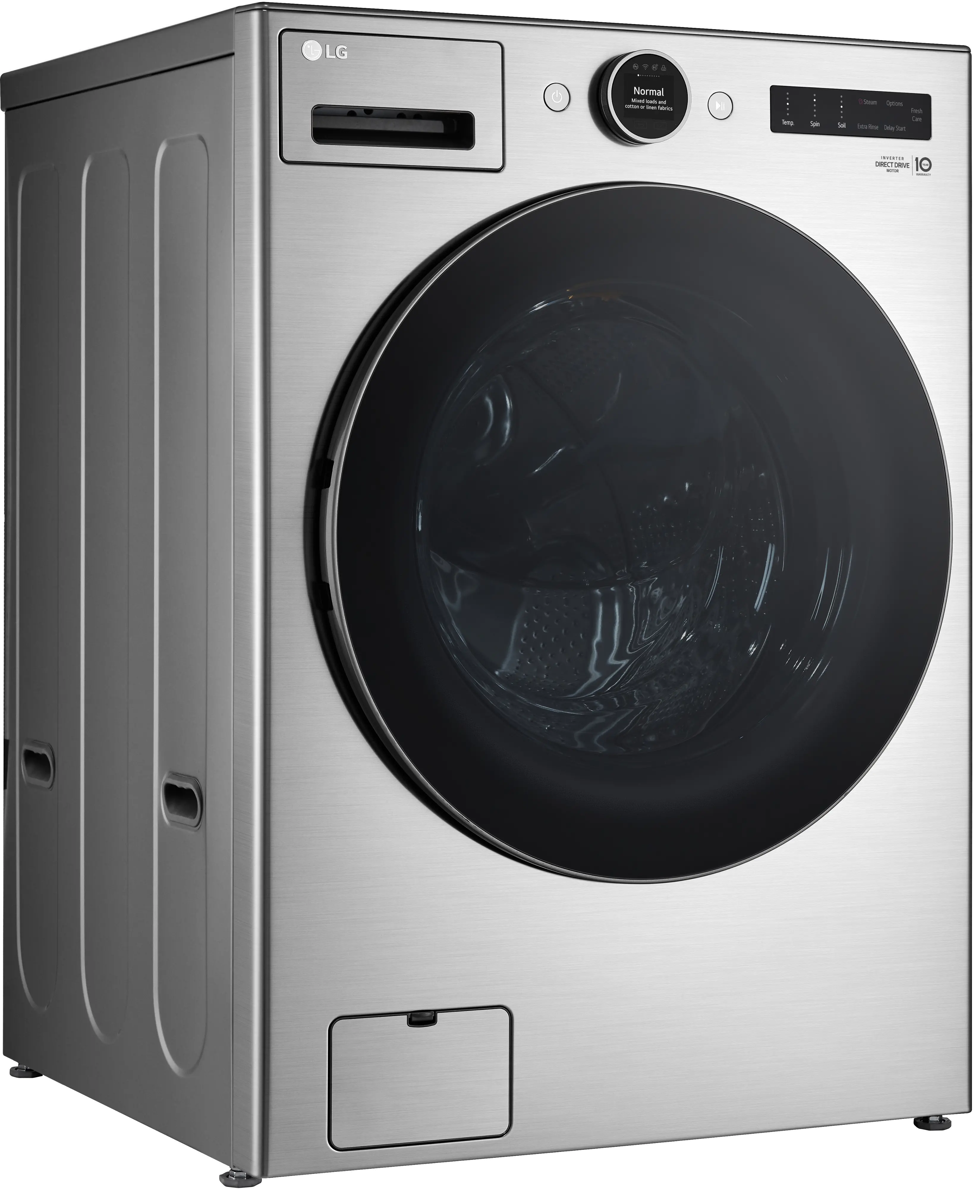 WM5700HVA LG 4.5 Cu Ft Front Load Washer - Graphite Steel-4