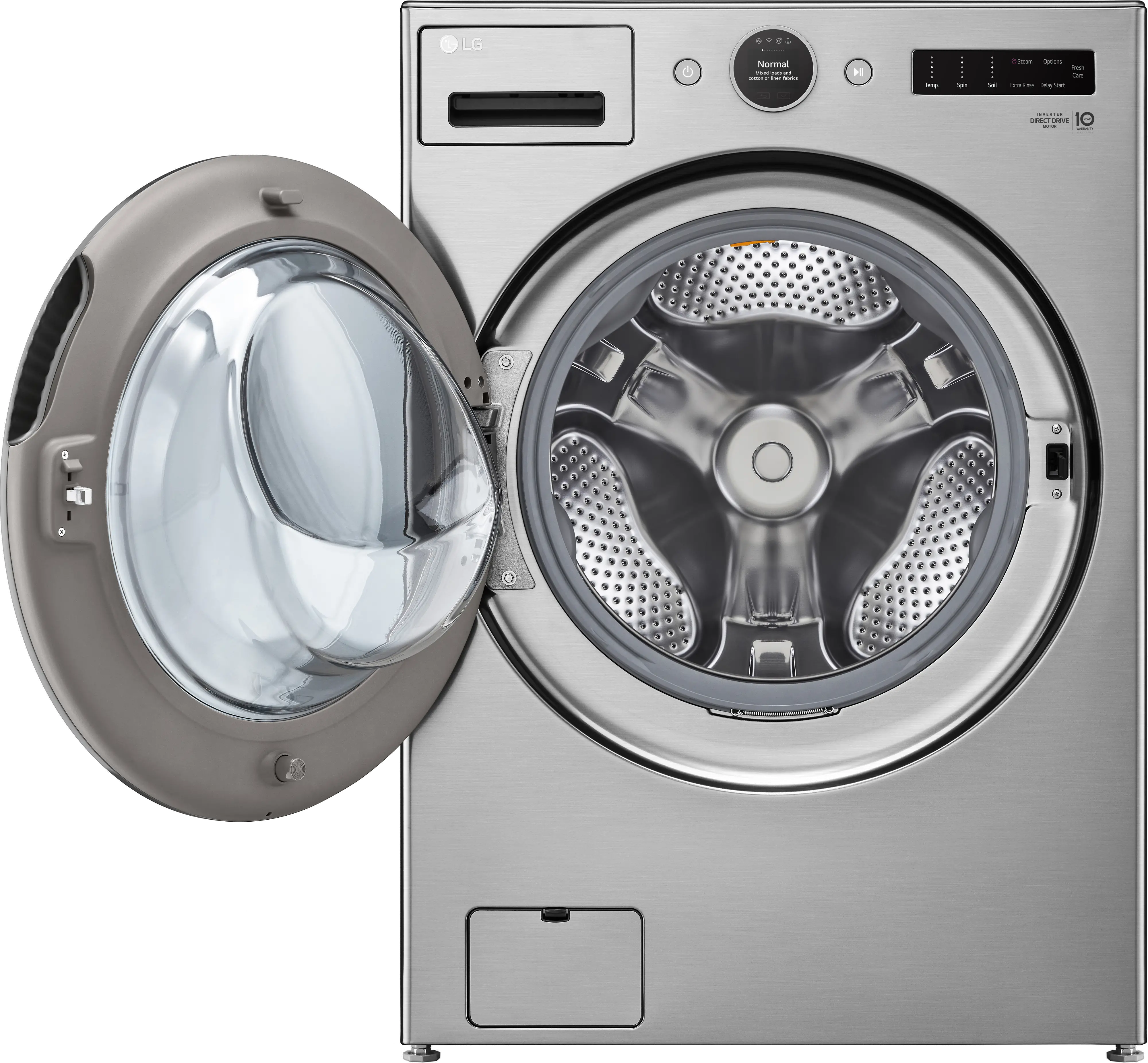 WM5700HVA LG 4.5 Cu Ft Front Load Washer - Graphite Steel-5