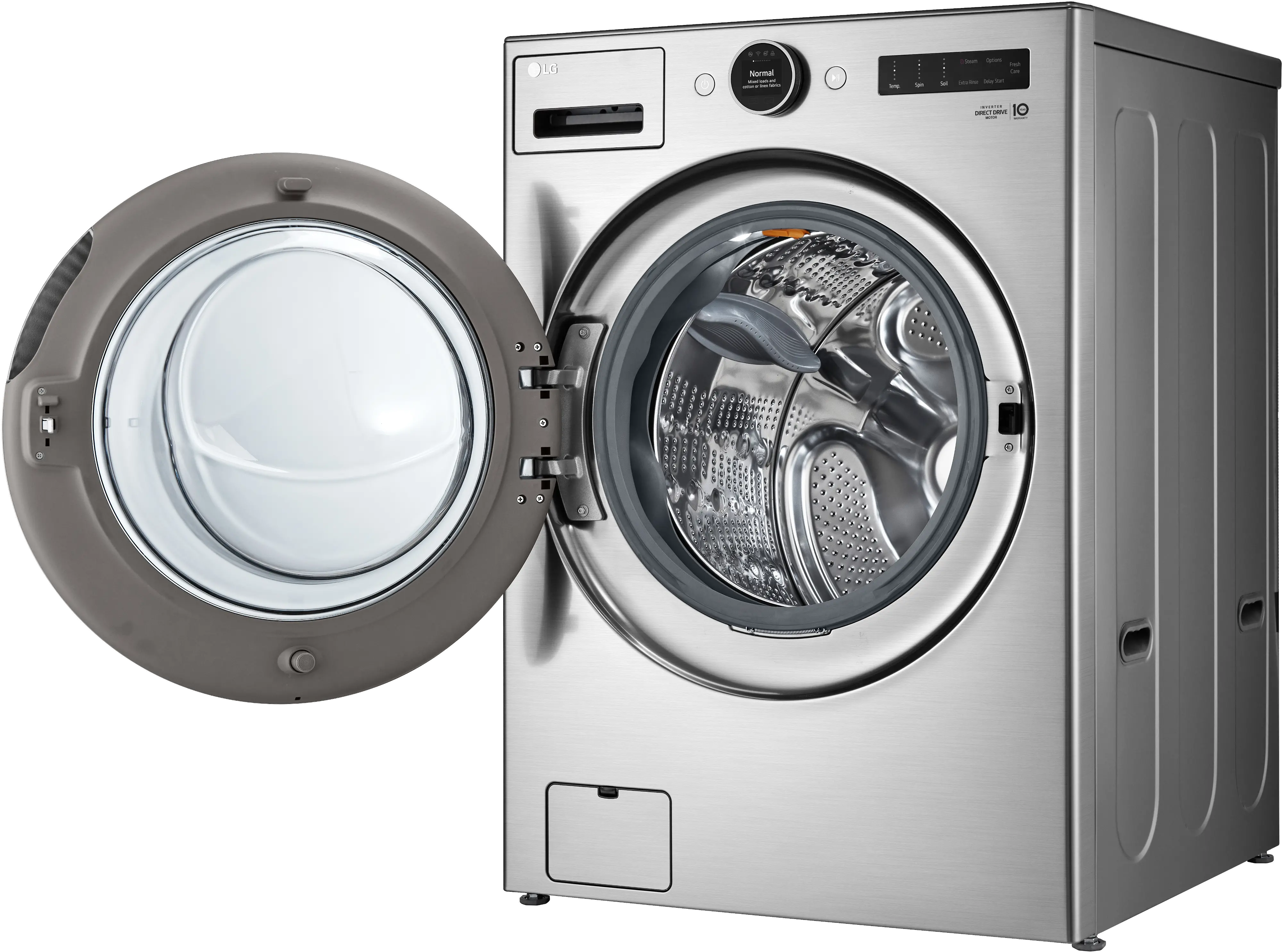 WM5700HVA LG 4.5 Cu Ft Front Load Washer - Graphite Steel-7