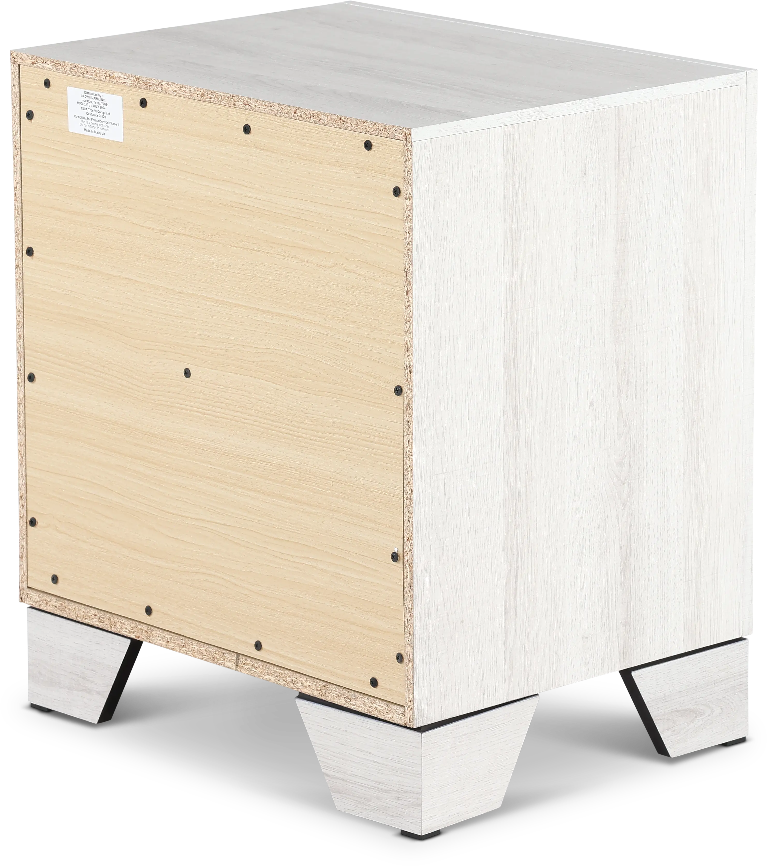 Alix White Youth Nightstand-5