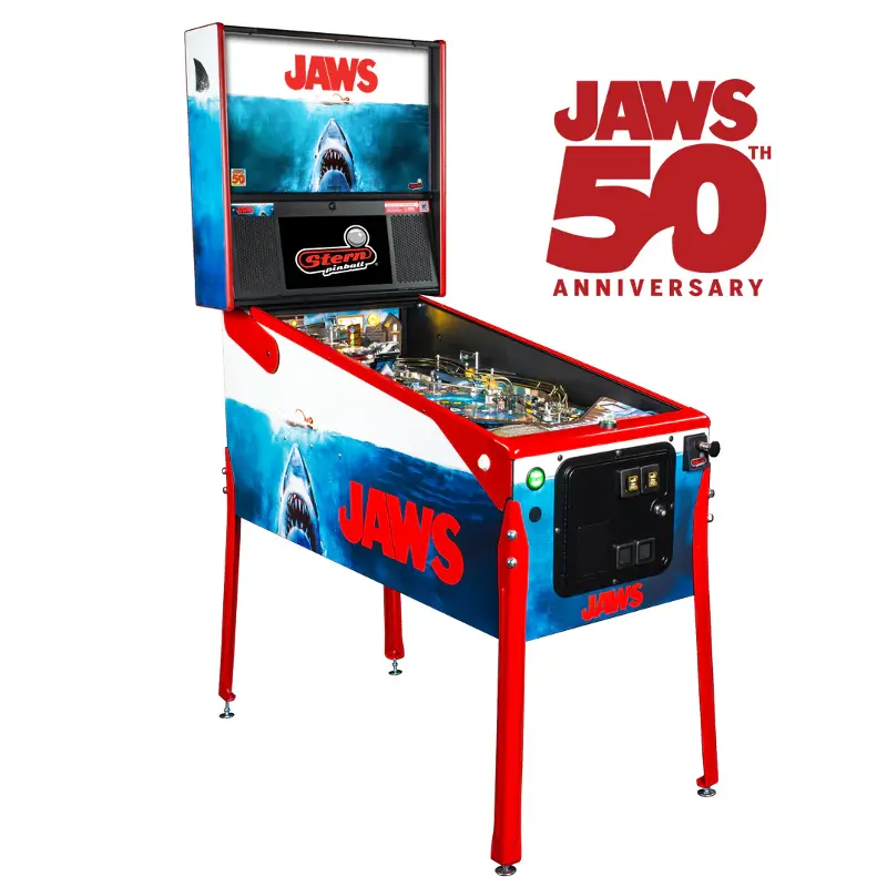 Stern JAWS 50th Anniversary Premium Pinball Machine