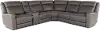 Madras Gray 6-Piece Power Reclining Sectional