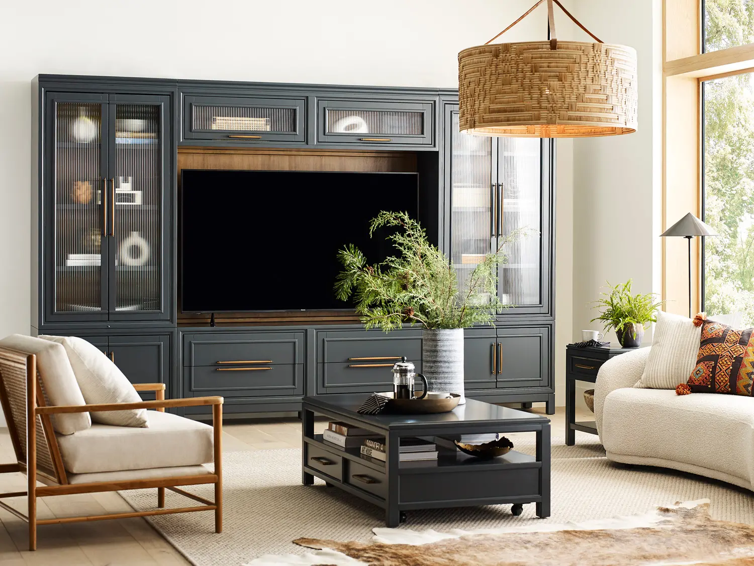 Alexander Midnight Blue Entertainment Wall-2