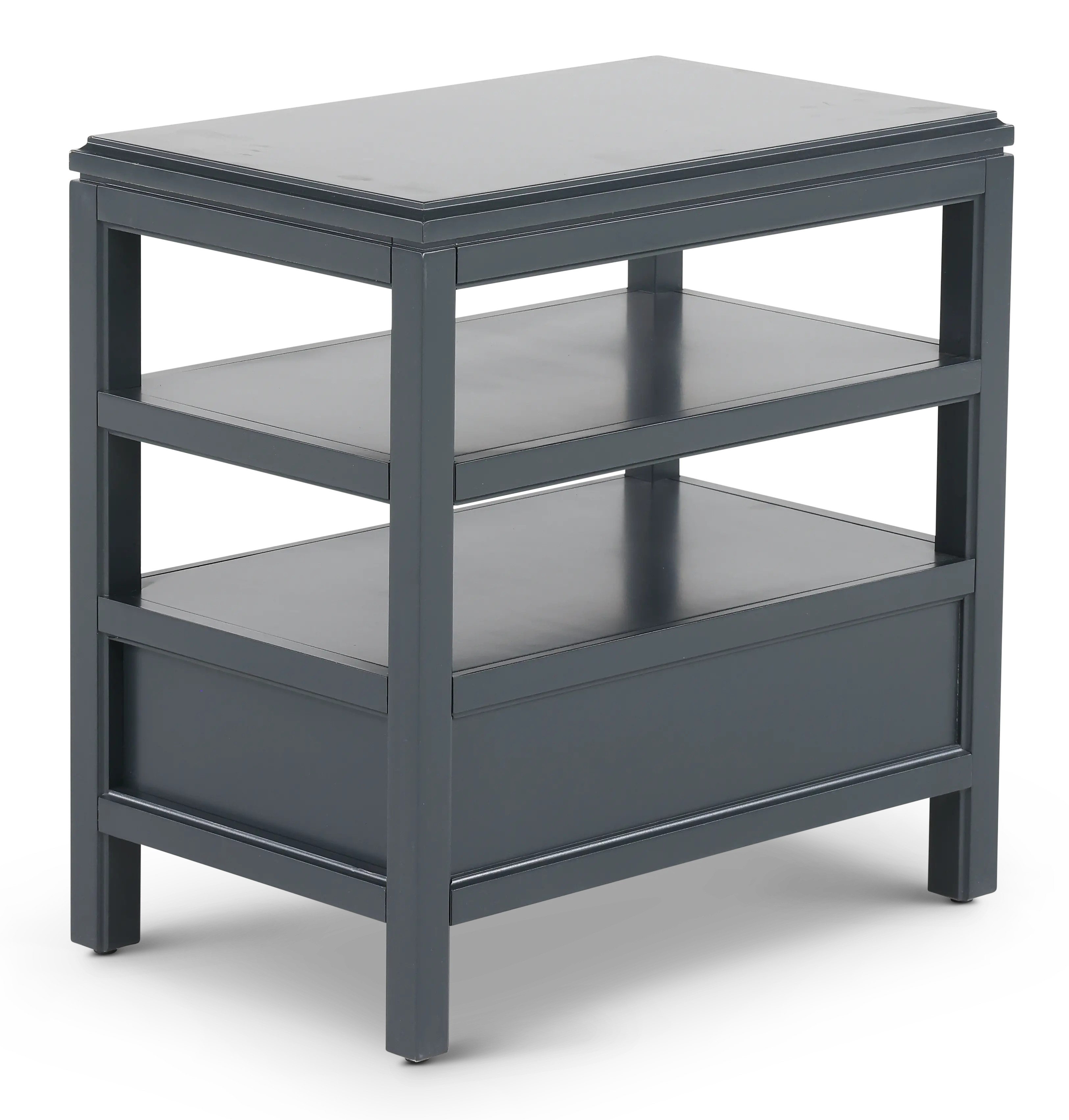 Alexander Blue Chairside Table-6