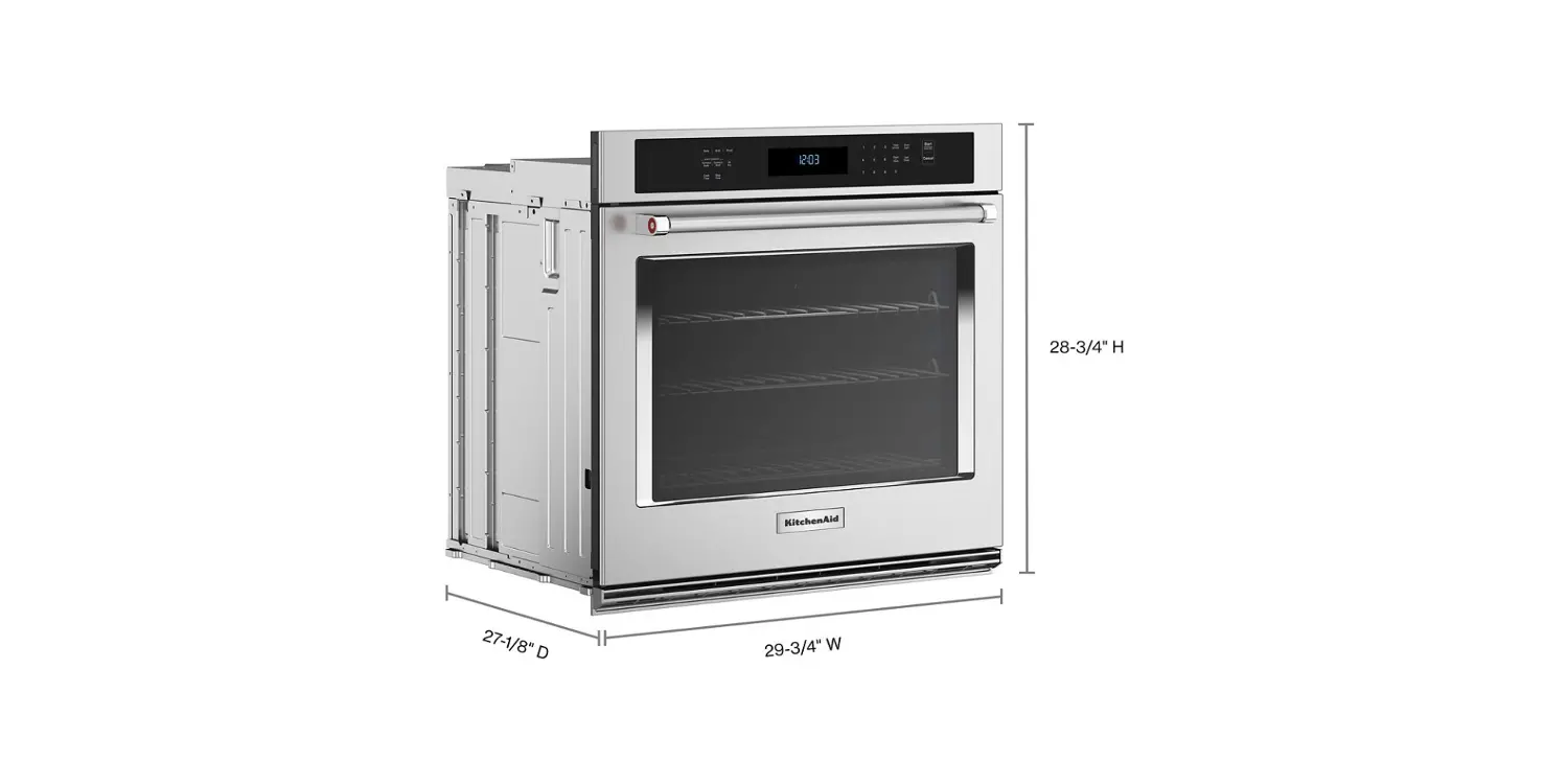KOES530PSS KitchenAid® 30 Single Wall Oven with Air Fry - Stainless Steel-1