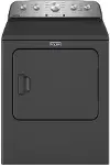 MED5430PBK Maytag 7.0 Cu Ft Electric Steam Dryer - Volcano Black