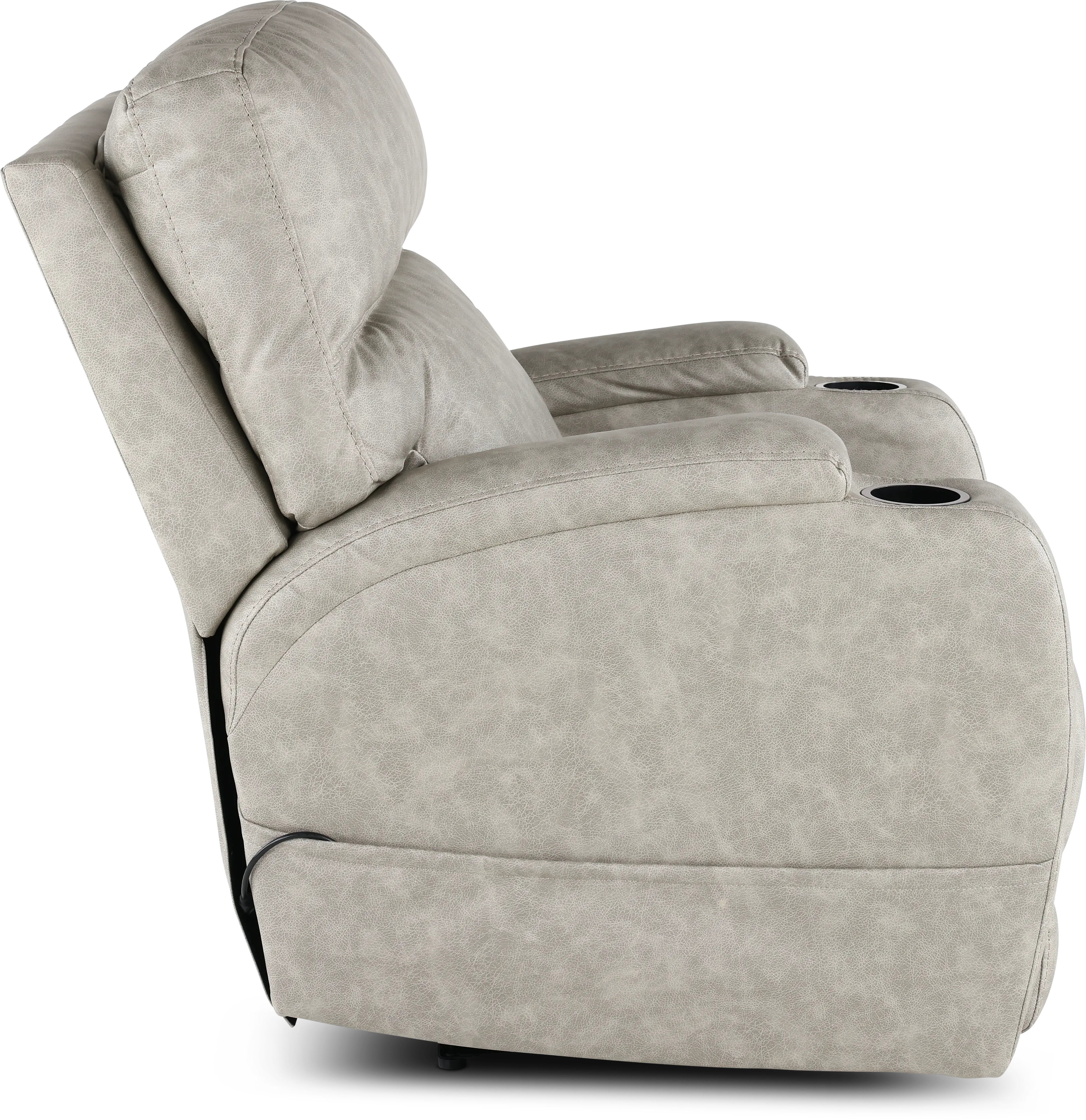 Jaguar Pebble Power Recliner with Headrest and Lumbar-7