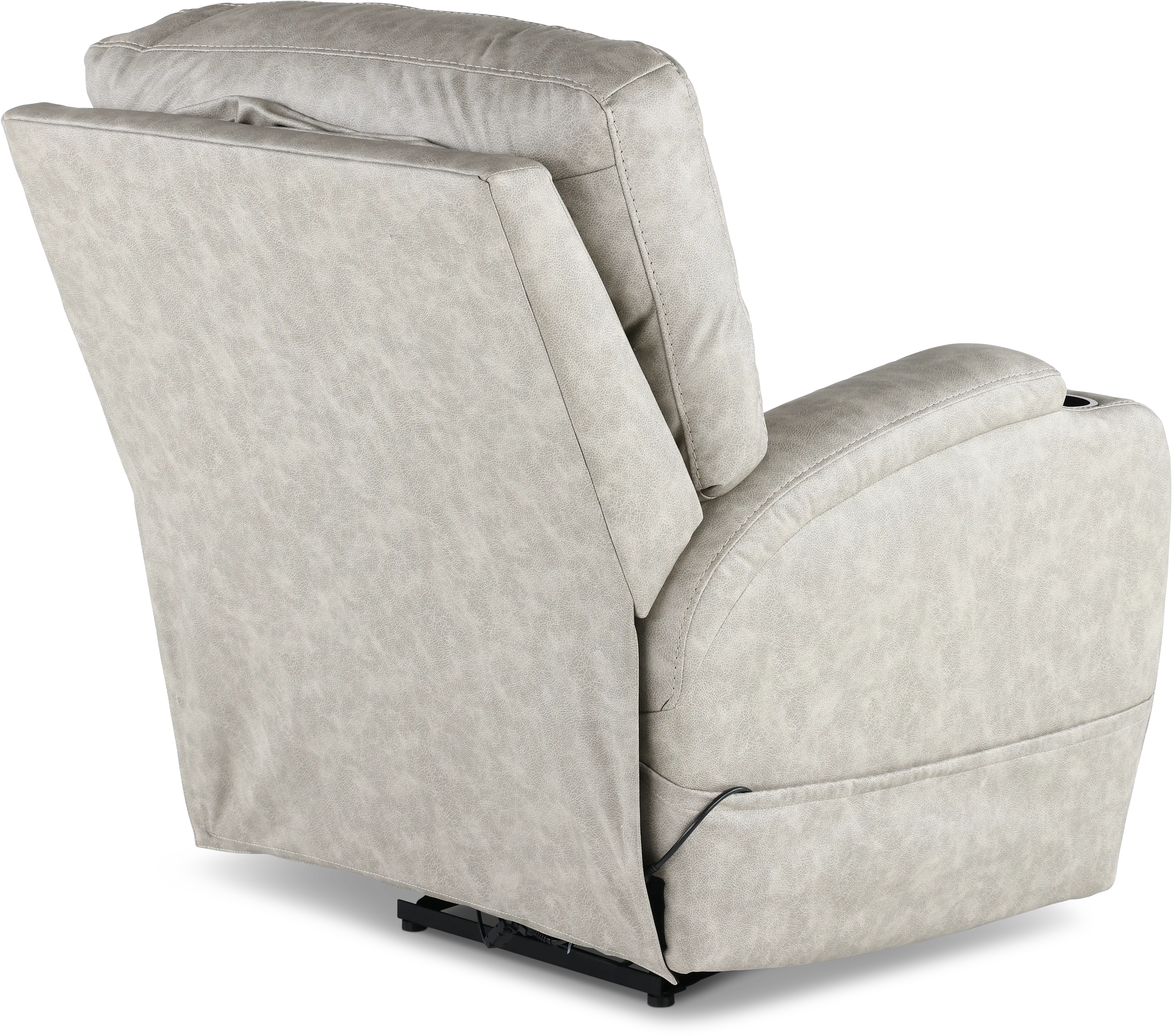 Jaguar Pebble Power Recliner with Headrest and Lumbar-8