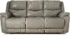 Galaxy Taupe Zero Gravity Power Reclining Sofa with Adjustable Headrest and Lumbar