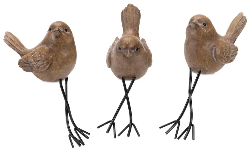 Assorted Sitting Bird Figurine
