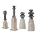 Large 11.5 Stone Powder Candle Holder