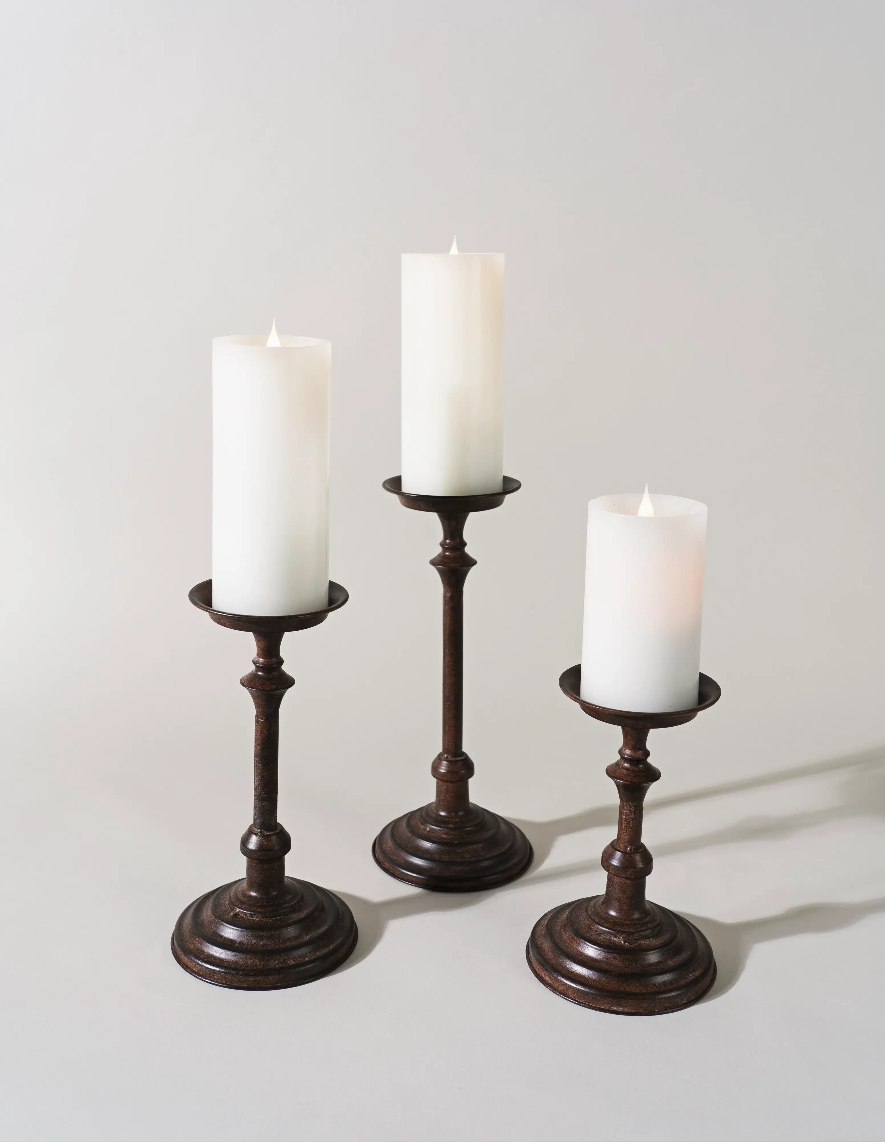 Large Metal Candle Holder-1