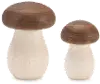 Small 5.25  Wood Mushroom Box