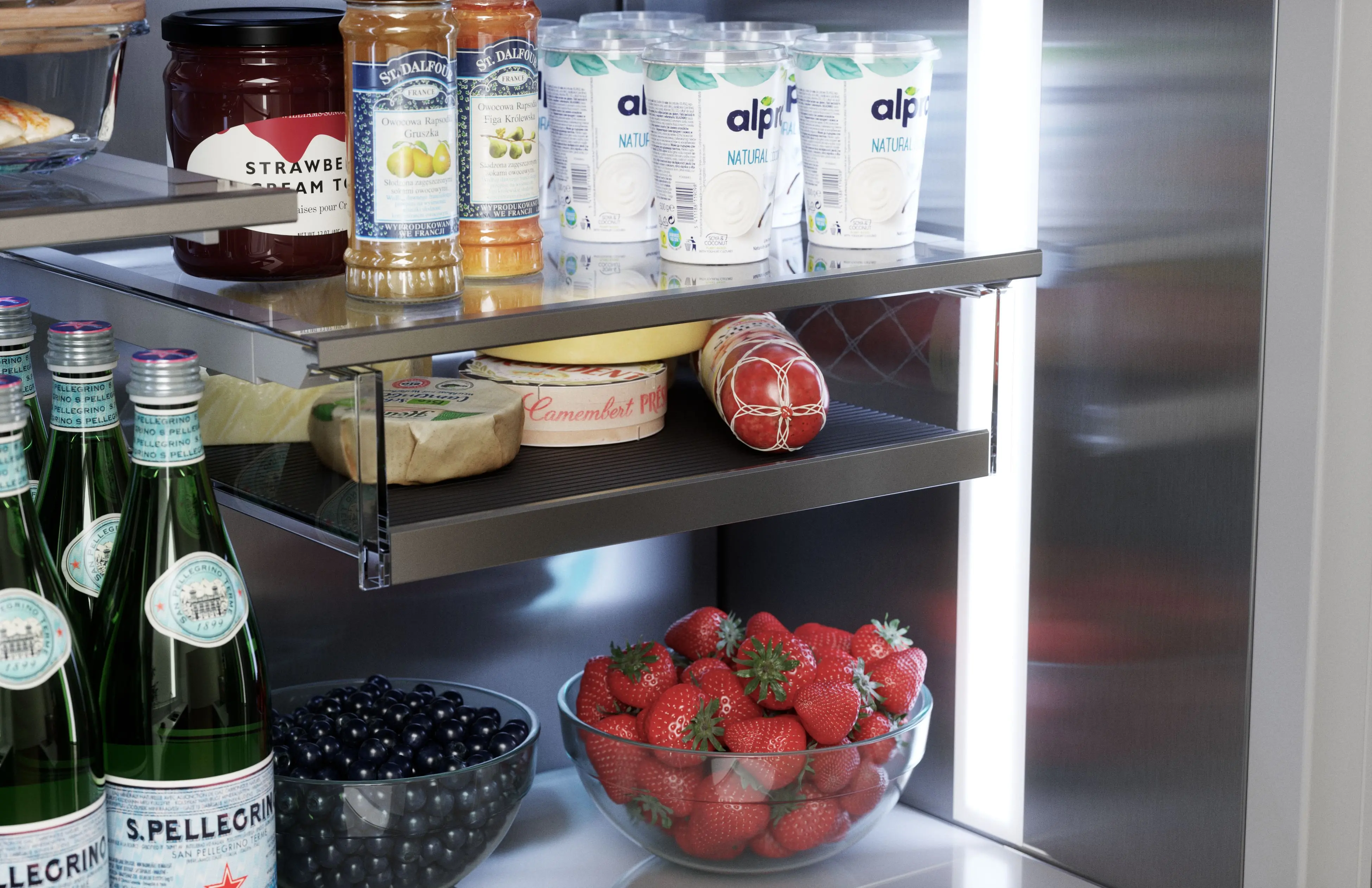 T36BB120SS Thermador 18.8 Cu Ft Built-In Bottom-Freezer Refrigerator - Counter Depth Stainless Steel-10