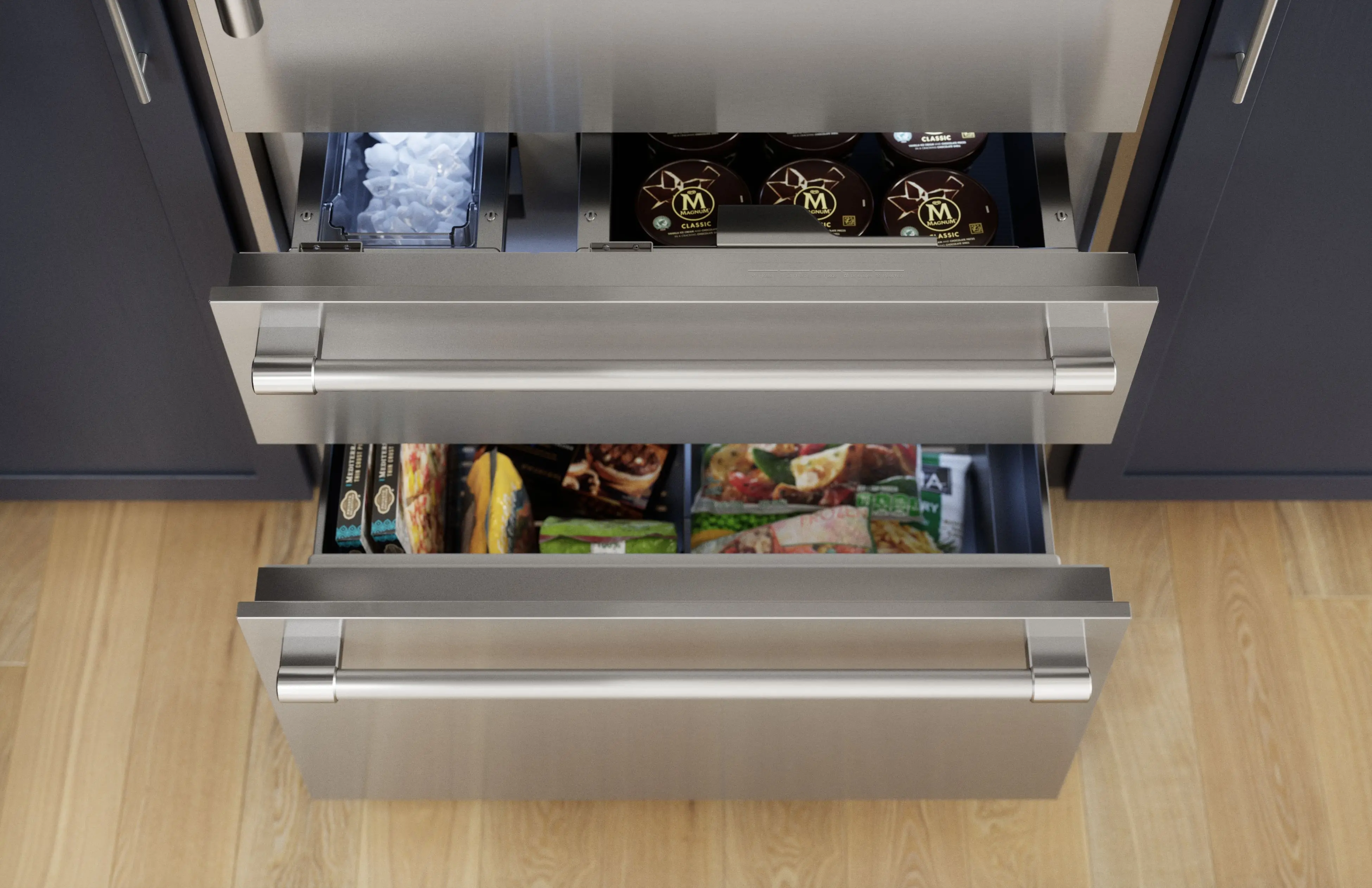 T36BB120SS Thermador 18.8 Cu Ft Built-In Bottom-Freezer Refrigerator - Counter Depth Stainless Steel-12
