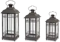 Small Metal and Glass Lantern