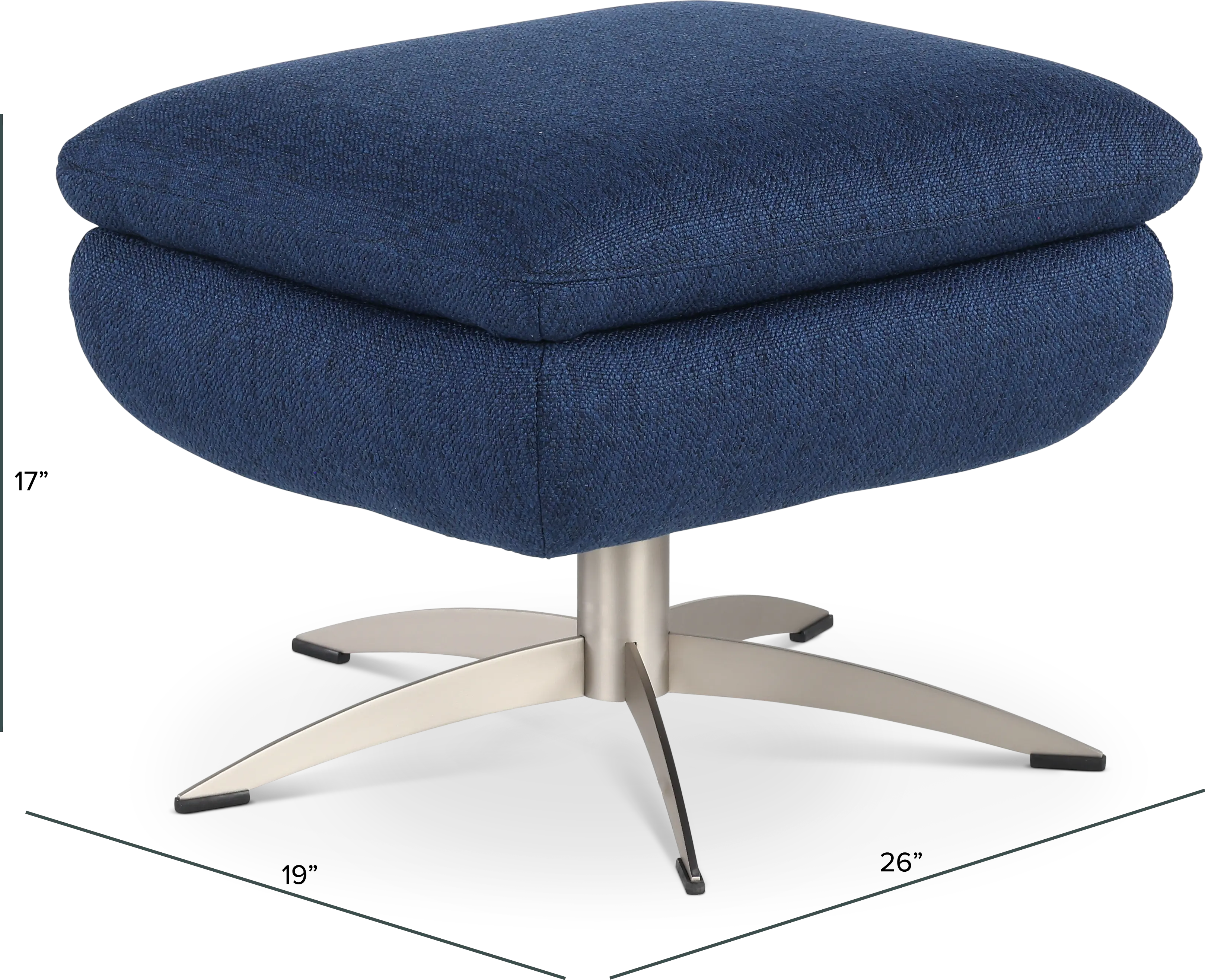 Meg Blue Ottoman-3