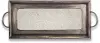 36.5 Metal and Glass Mirror Tray