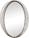 30 Inch Metal Wall Mirror