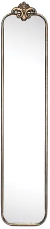 45 Inch Gold Metal Wall Mirror