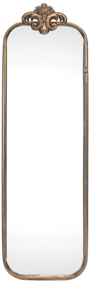 31.5 Inch Gold Metal Wall Mirror-1