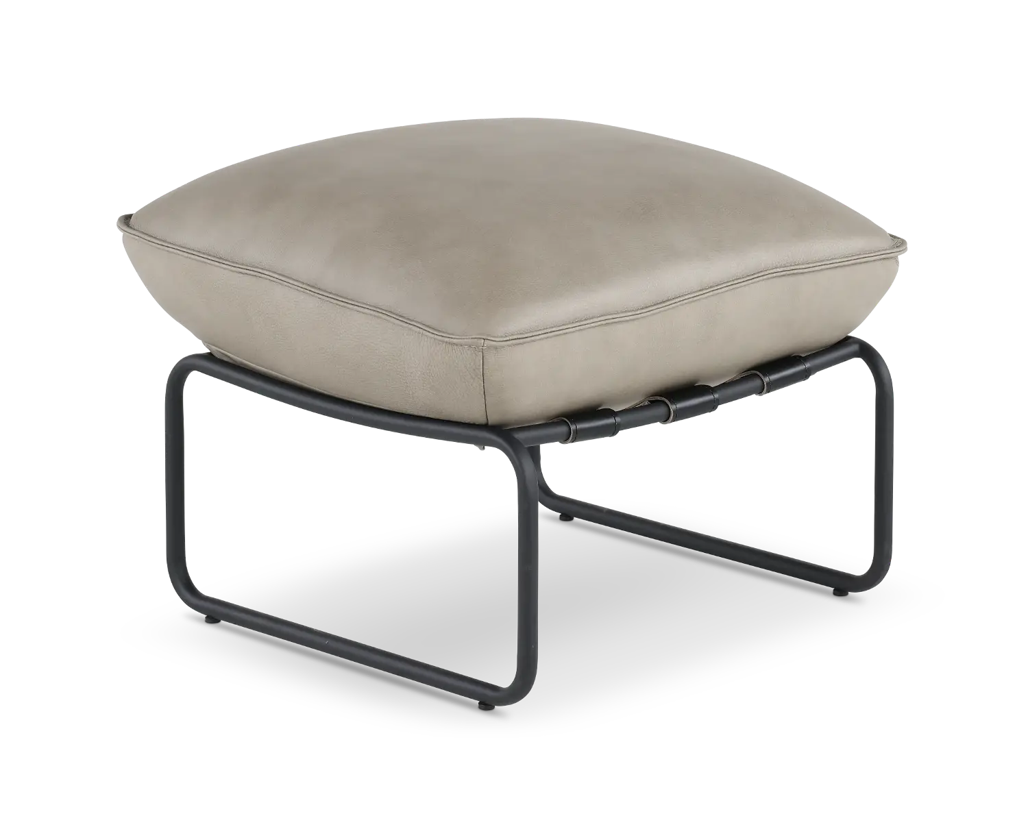 Arizona Thunder Taupe Ottoman-1